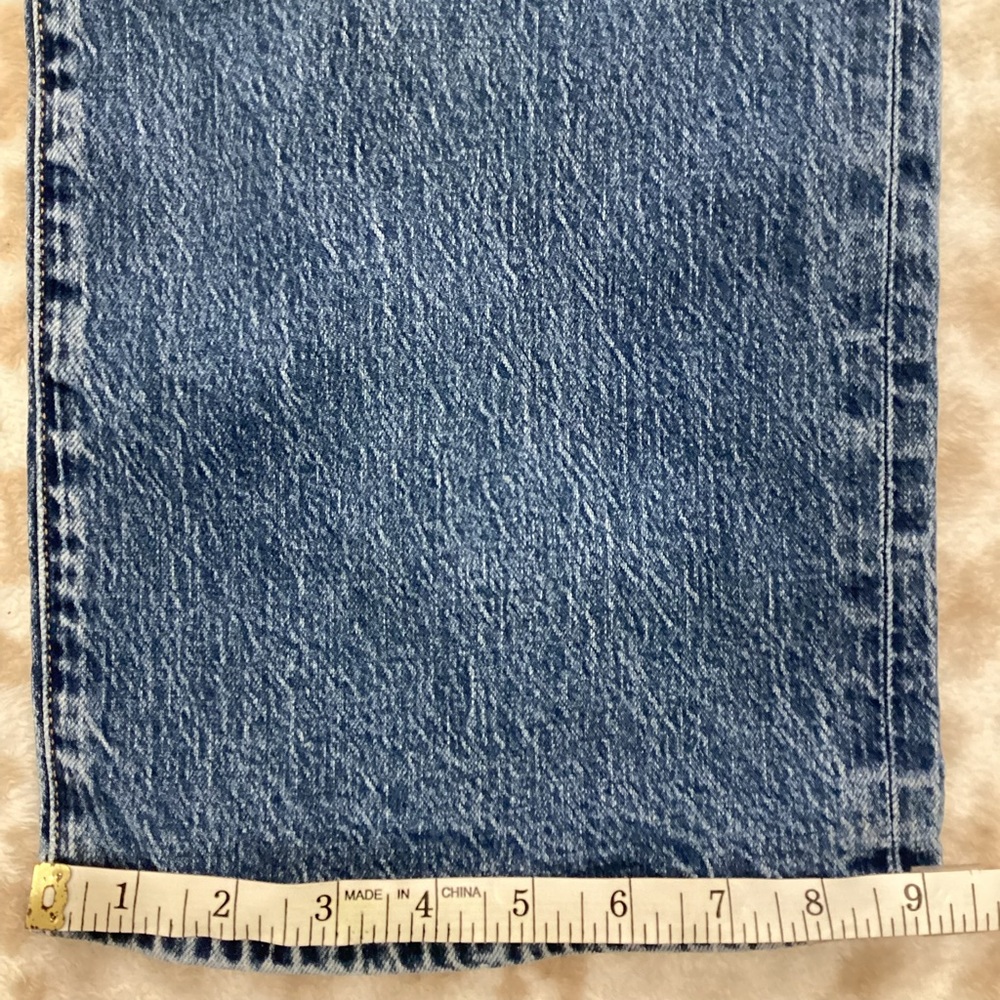 J Crew Medium Wash Full Length Wide-Leg Jeans, Size 29T - Picture 11 of 16